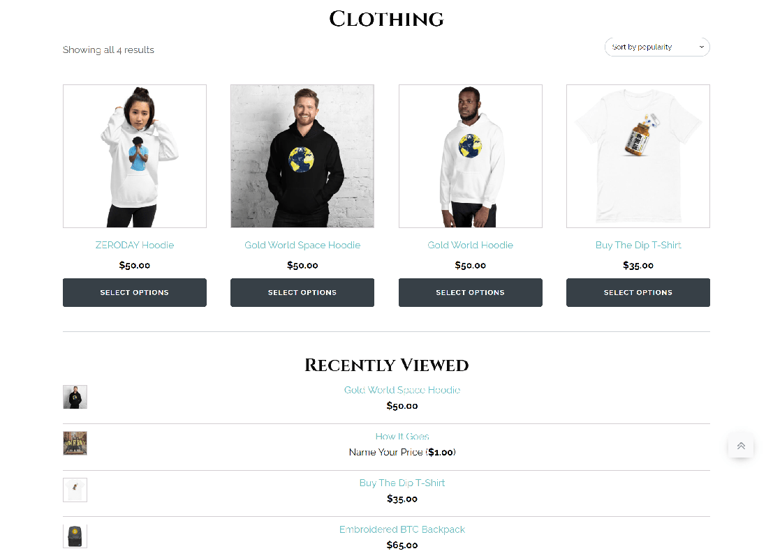 SwitchUpCB Shop Archive Page